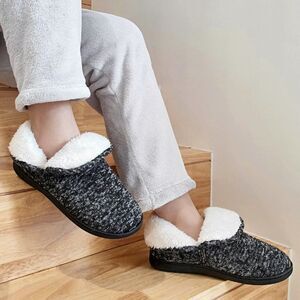Women Slippers Warm House Shoes Fluffy Fuzzy 5